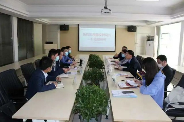 周文利局长一行莅临我所调研指导